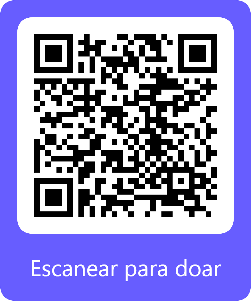 QR Code para fazer uma doação